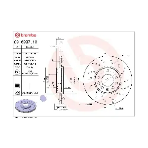 09.6997.1X BREMBO