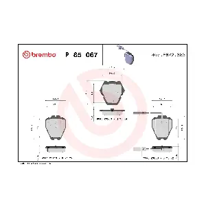 P85067 BREMBO
