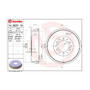 14D63710 BREMBO