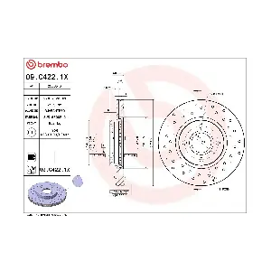09.C422.1X BREMBO