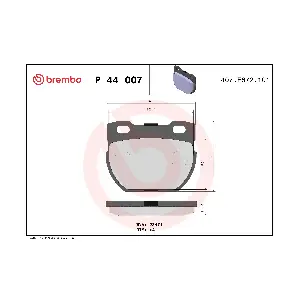P44007 BREMBO