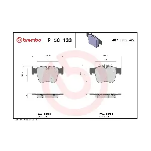 P 50 133 BREMBO