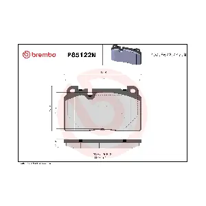 P85122N BREMBO
