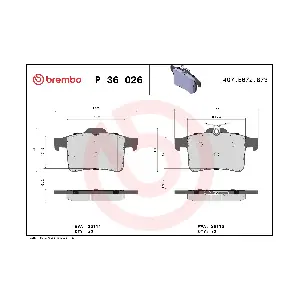 P36026 BREMBO