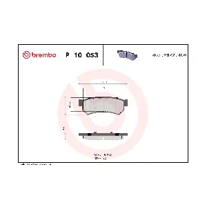 P10053 BREMBO