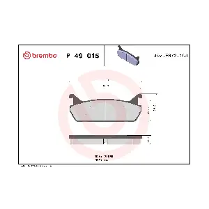 P 49 015 BREMBO