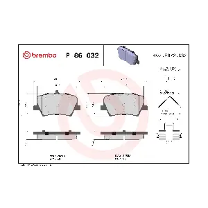 P 86 032 BREMBO