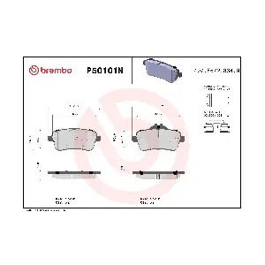 P50101N BREMBO