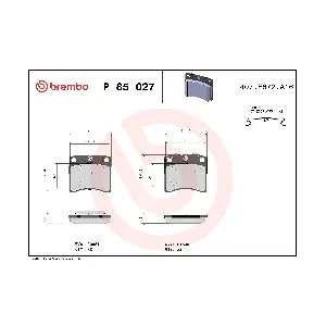 P 85 027 BREMBO