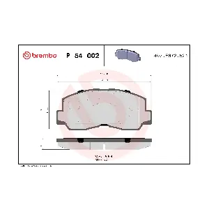 P54002 BREMBO