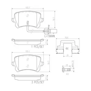 P85142N BREMBO