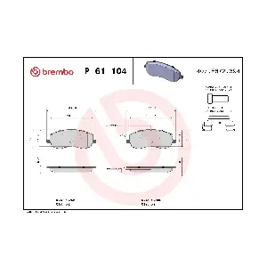 P 61 104 BREMBO