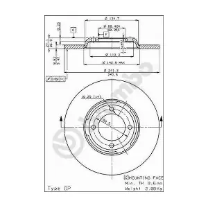 08.1299.10 BREMBO
