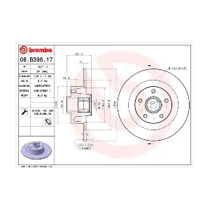 08.B396.17 BREMBO