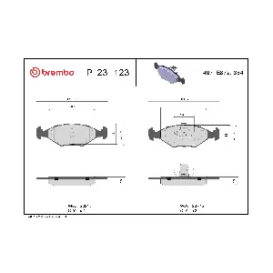 P 23 123 BREMBO