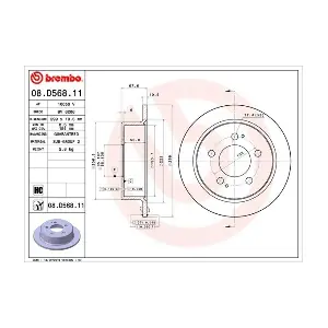 08D56811 BREMBO