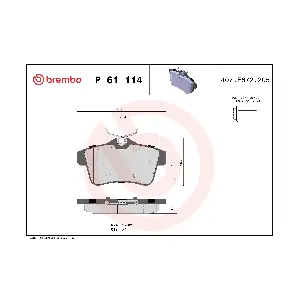 P 61 114 BREMBO