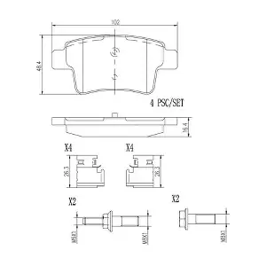 P61085N BREMBO