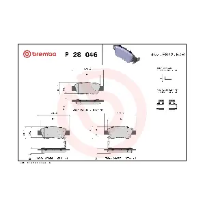 P 28 046 BREMBO