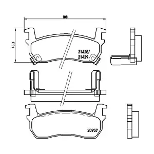 P56057 BREMBO