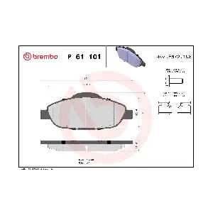 P61101 BREMBO