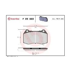 P 09 003 BREMBO