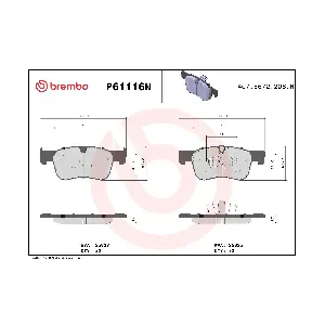 P61116N BREMBO
