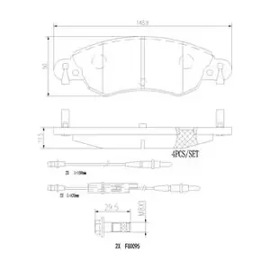 P61070N BREMBO