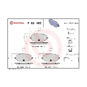 P 85 182 BREMBO