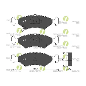 SVP20390 7 SEVEN PARTS