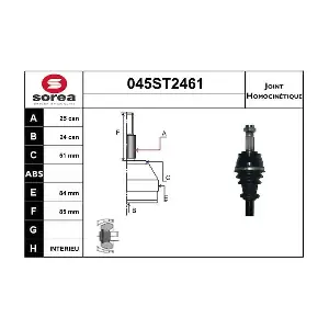 045ST2461 STARTCAR