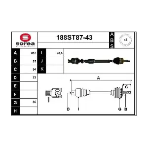 188ST87-43 STARTCAR