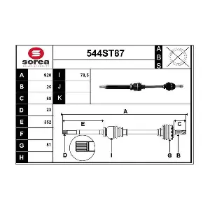 544ST87 STARTCAR