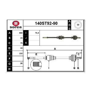 140ST92-90 STARTCAR