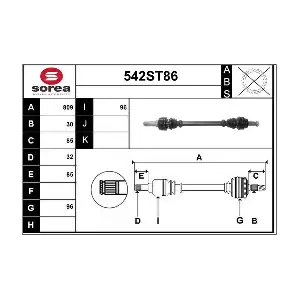 542ST86 STARTCAR