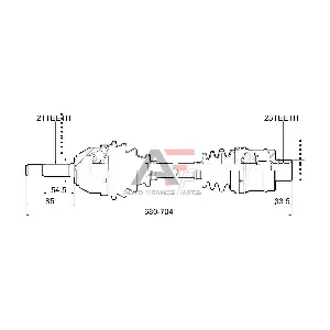 16-0036C AUTO FRANCE PARTS