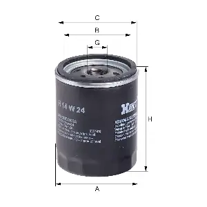 H14W24 HENGST FILTER