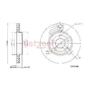 6110148 METZGER AUTOTEILE