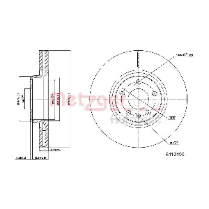 6110195 METZGER AUTOTEILE