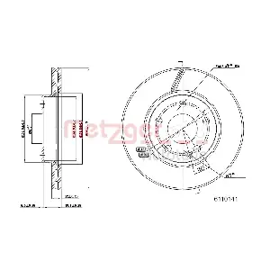 6110141 METZGER AUTOTEILE