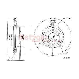 6110121 METZGER AUTOTEILE