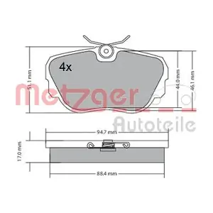 1170316 METZGER AUTOTEILE