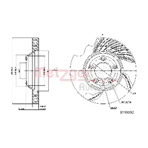 6110592 METZGER AUTOTEILE