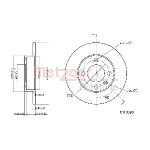 6110390 METZGER AUTOTEILE