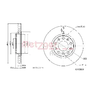 6110661 METZGER AUTOTEILE