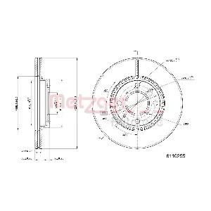 6110255 METZGER AUTOTEILE