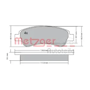 1170085 METZGER AUTOTEILE